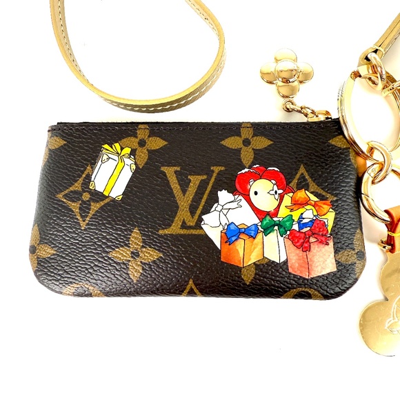 LOUIS VUITTON Phone Holder Monogram Vivienne 2025 Print Pouch  New - Picture 5 of 13